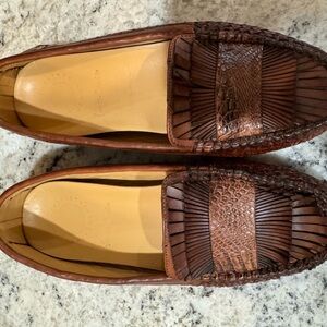 Franco cuadra crocodile skin brow shoes
